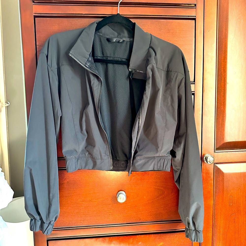 ALO Black Crop Jacket